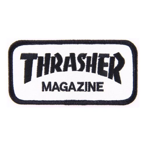 Thrasher Patch Mag Logo - Black White