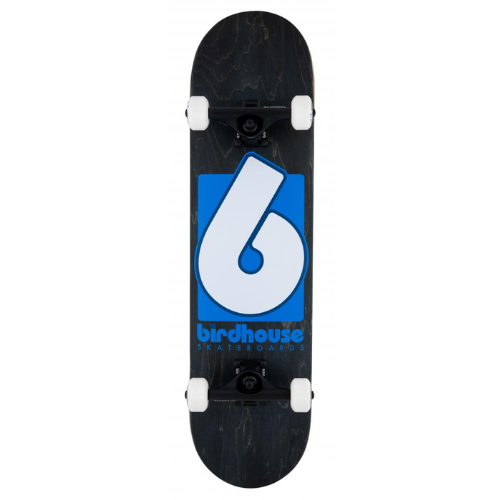 Birdhouse Stage 3 B Logo Complete Black Blue - 8"
