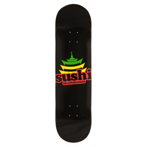 Sushi Pagoda Logo Deck Black - 8.125"