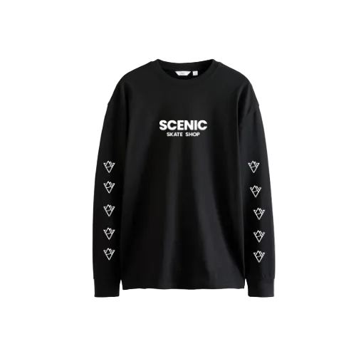 Scenic Diamond Logo Long sleeve Tee - Black