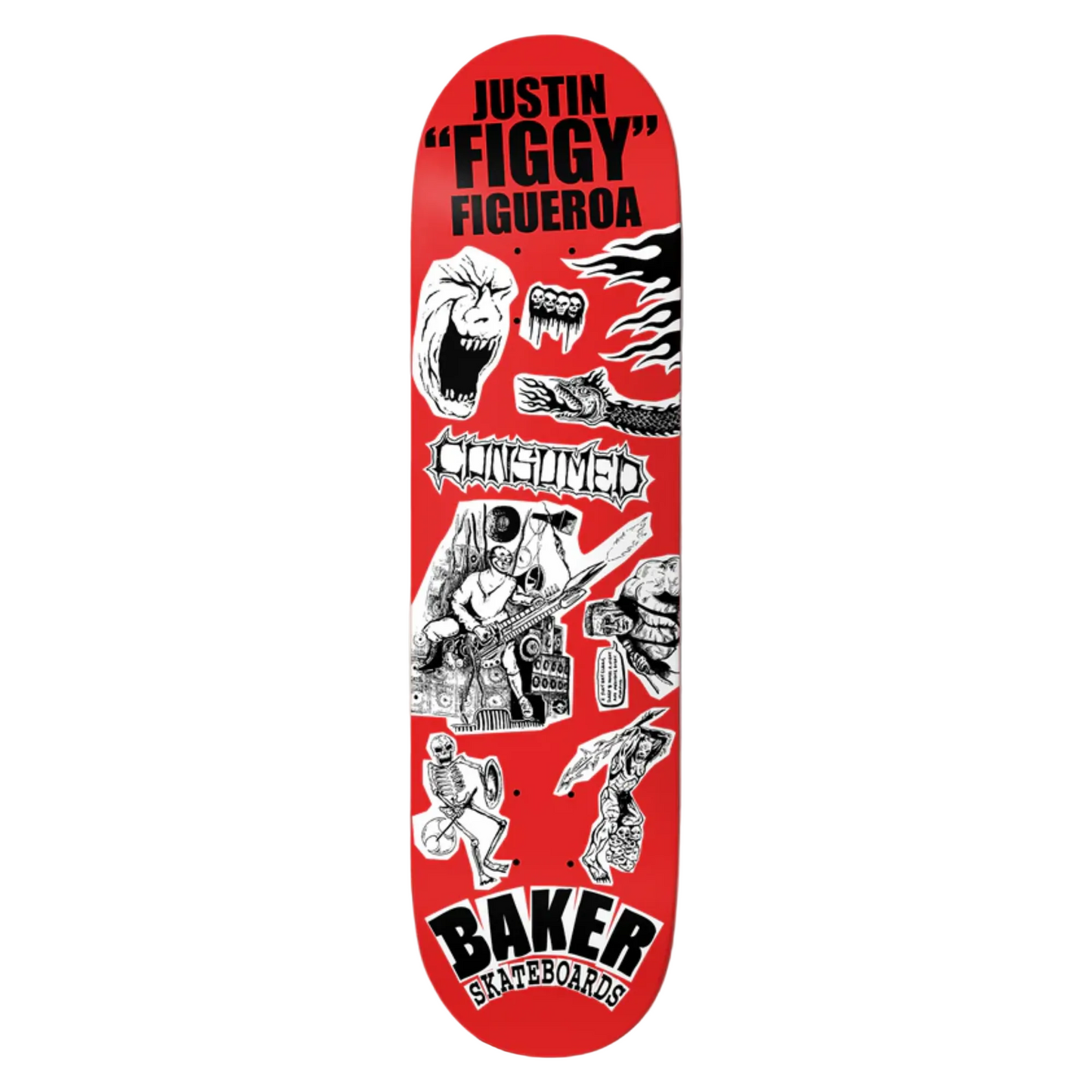 Baker Justin “Figgy” Figueroa Divine Evil Deck - 8.38"