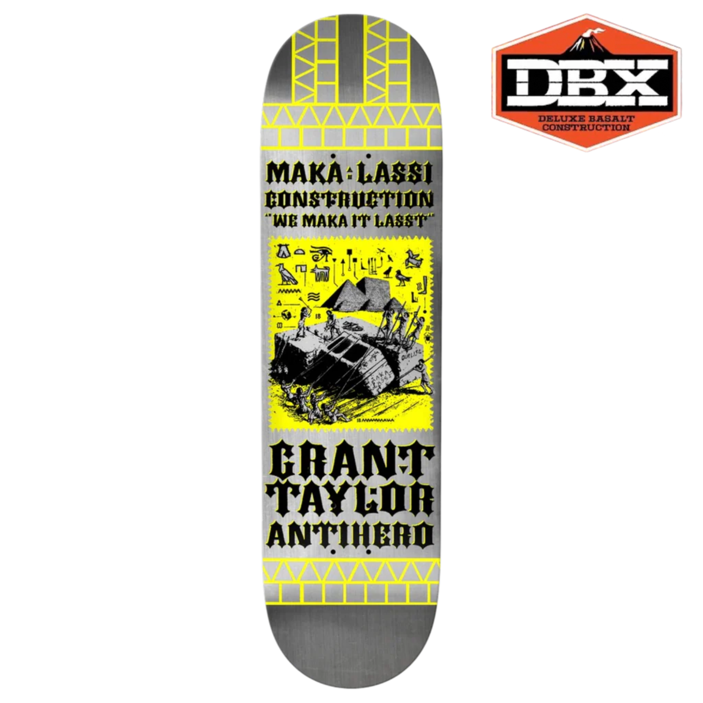 Anti Hero Grant Makalassi Construction Re Color DBX Deck - 8.5"