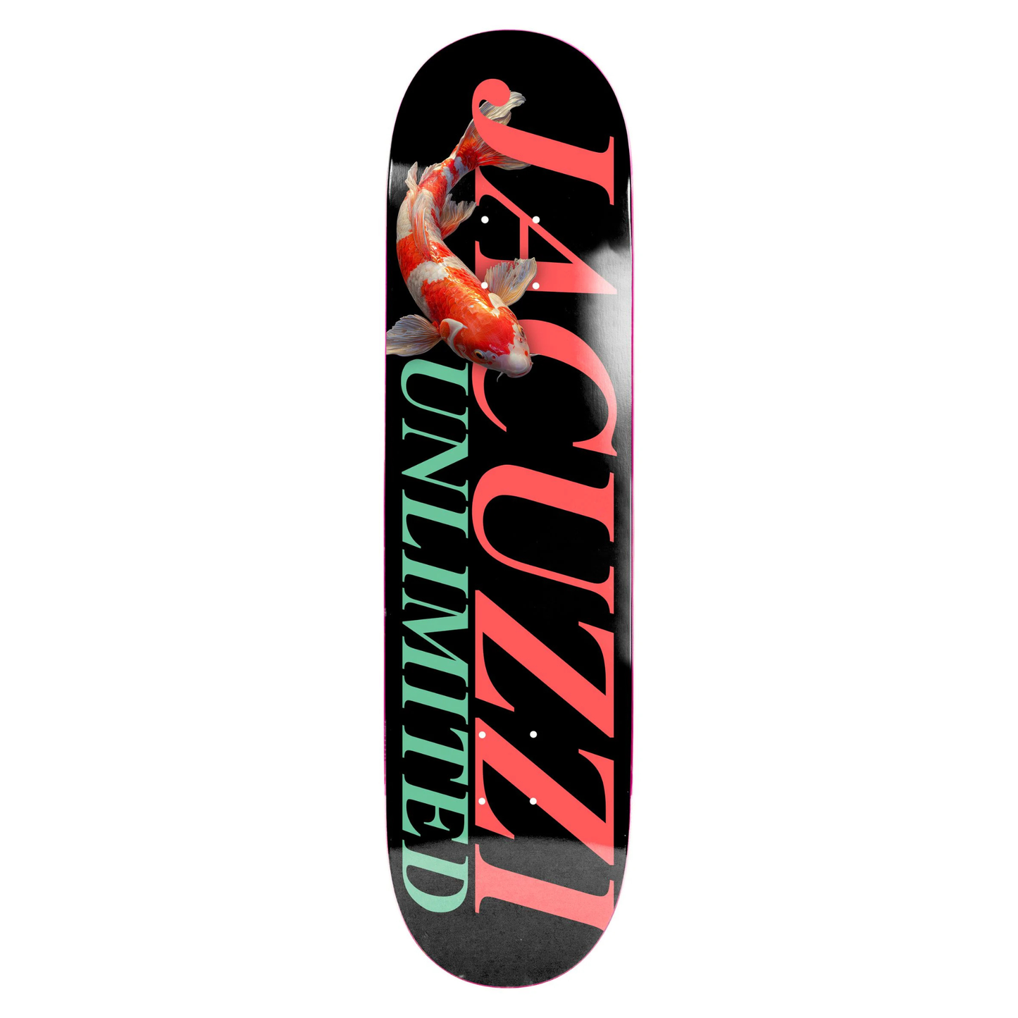 Jacuzzi Unlimited Koi Logo Black Deck - 8"