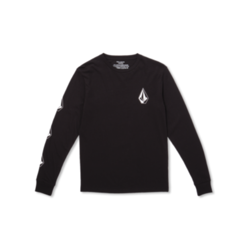 Volcom Iconic Stone LS T Shirt - Black