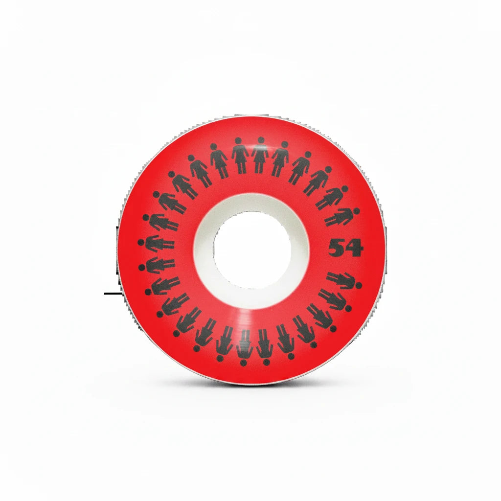 Girl Repeater Conical Red Wheels 99DU - 54mm