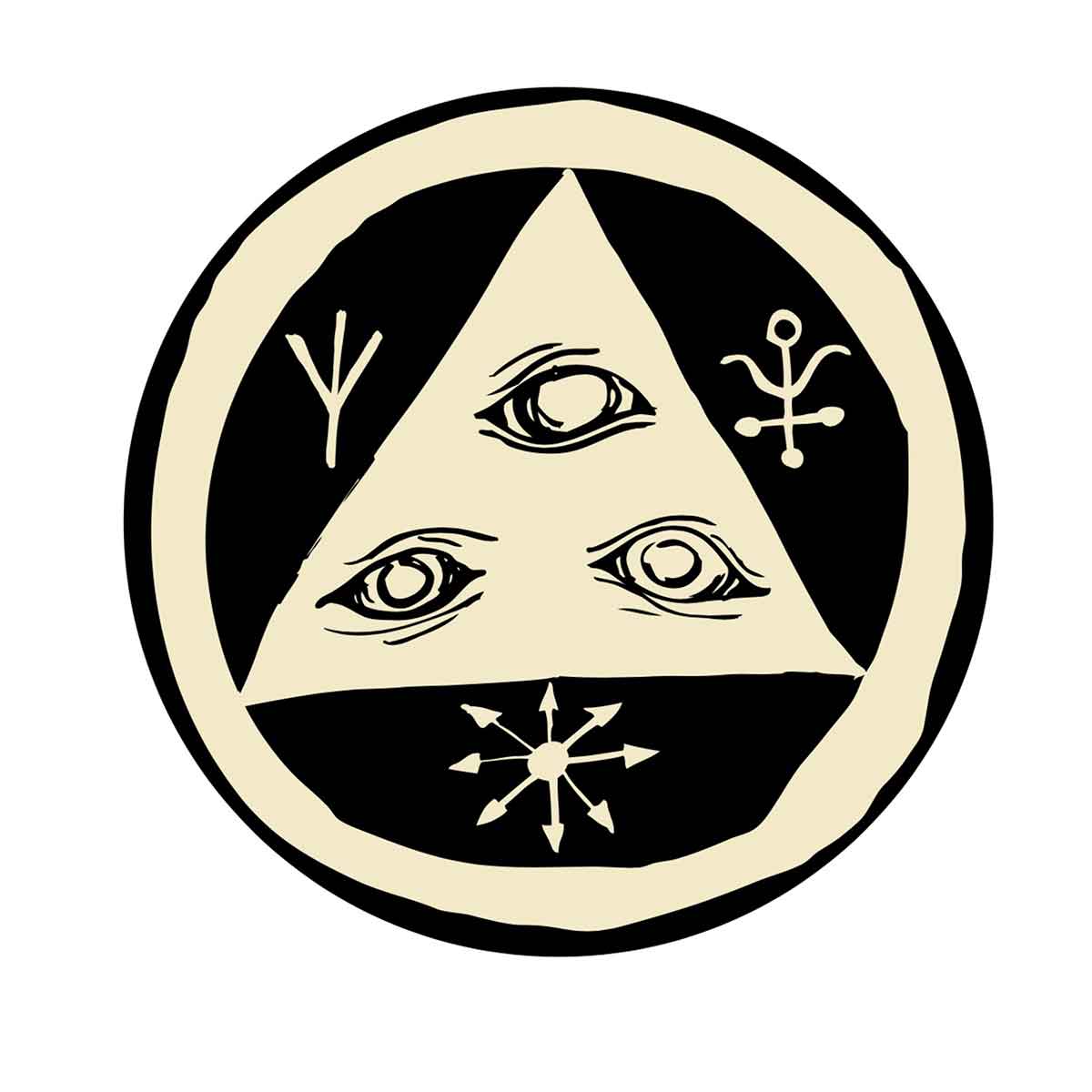 Welcome Talisman Glow-In-The-Dark Sticker