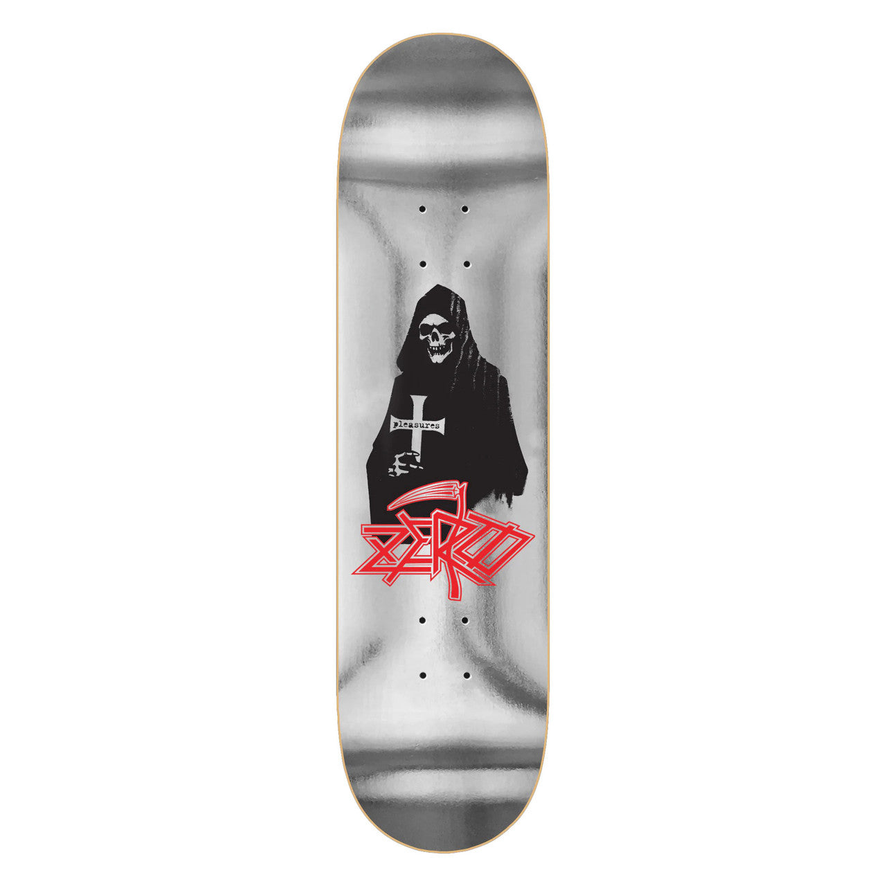 Zero Pleasures Reaper Silver Foil Deck - 8.25"