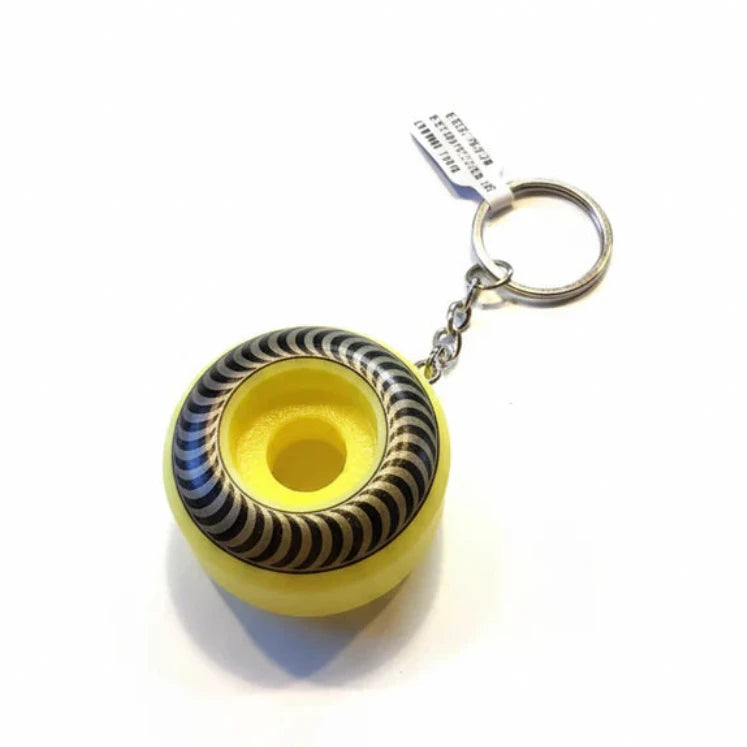 Spitfire Key Chain Classic Coloured Wheel - Yellow