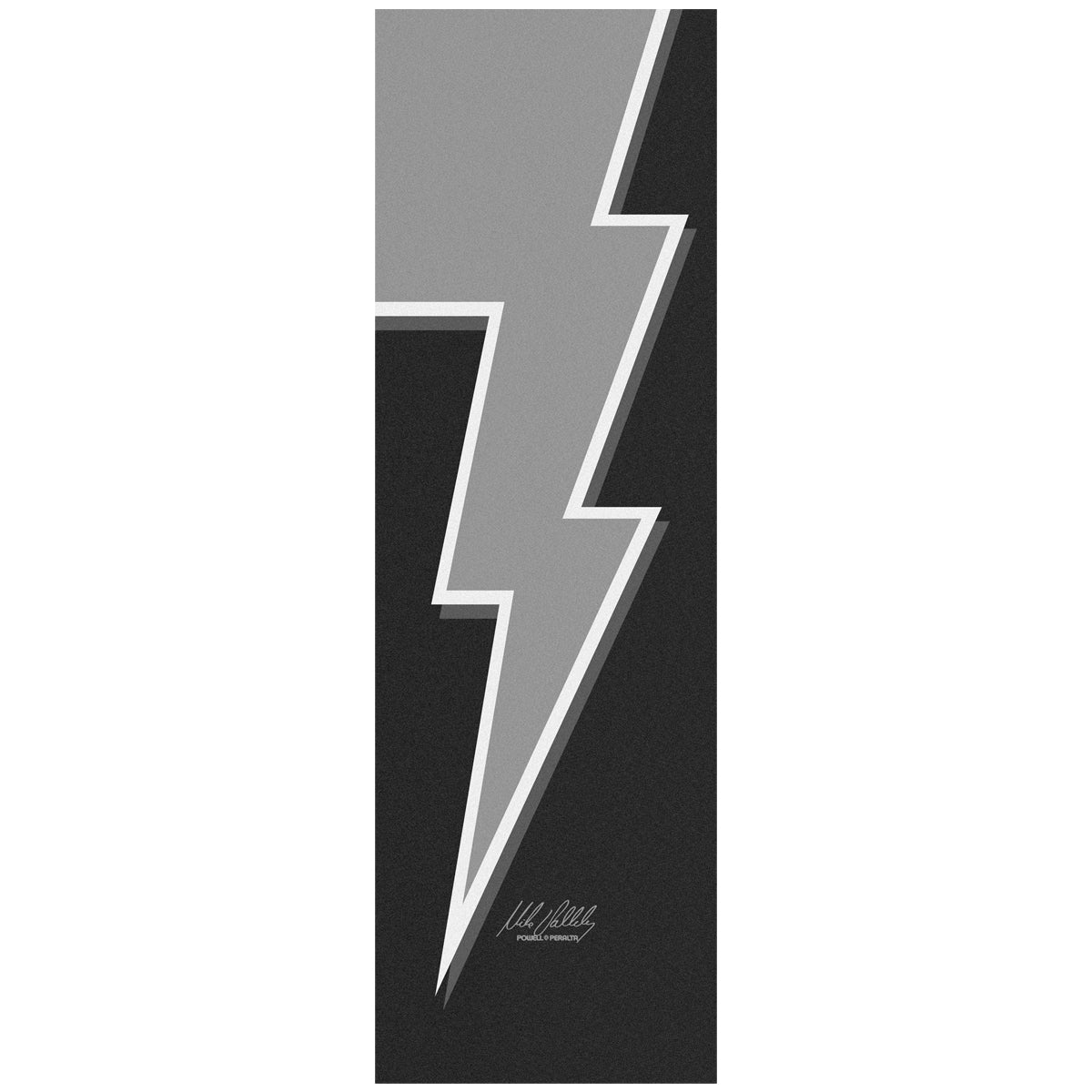 Powell Peralta Mike Vallely Lightning Bolt Griptape Black - 10.5"