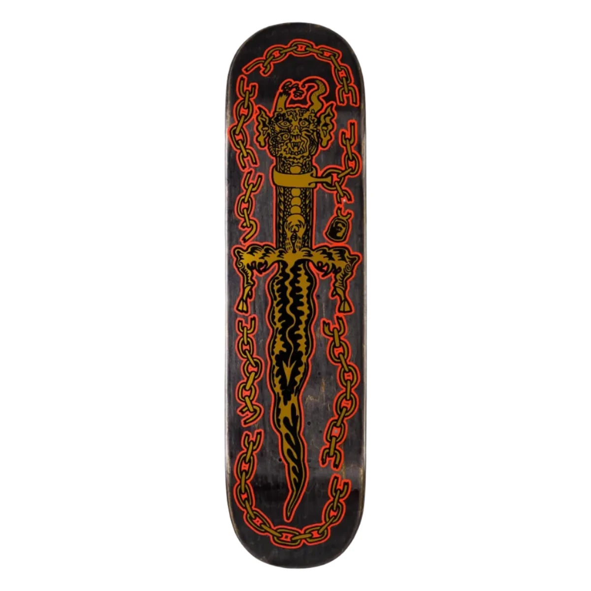 Heathen Sacrificial Dagger On Squarehead Deck - 8"