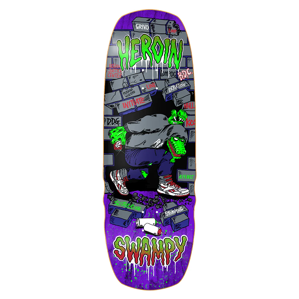 Heroin Swampy Stomp Deck - 10.5"