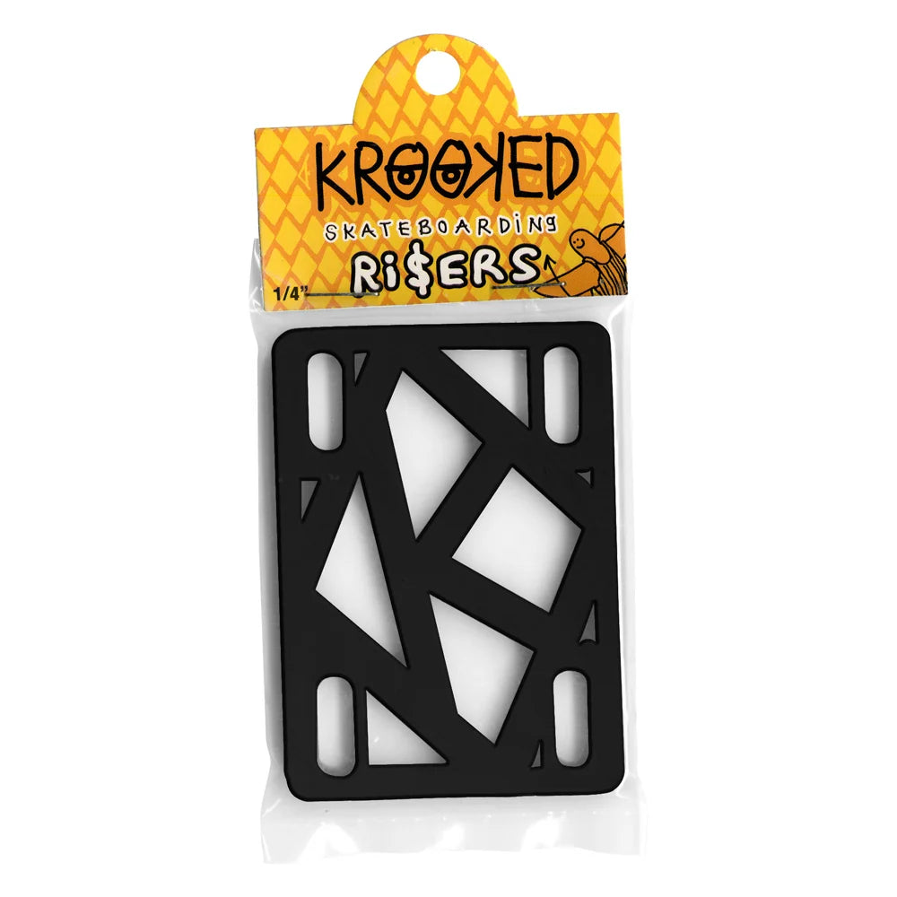 Krux Black Risers - 1/4"