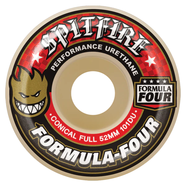 Spitfire F4 101Du Conical Full Wheels - 53mm