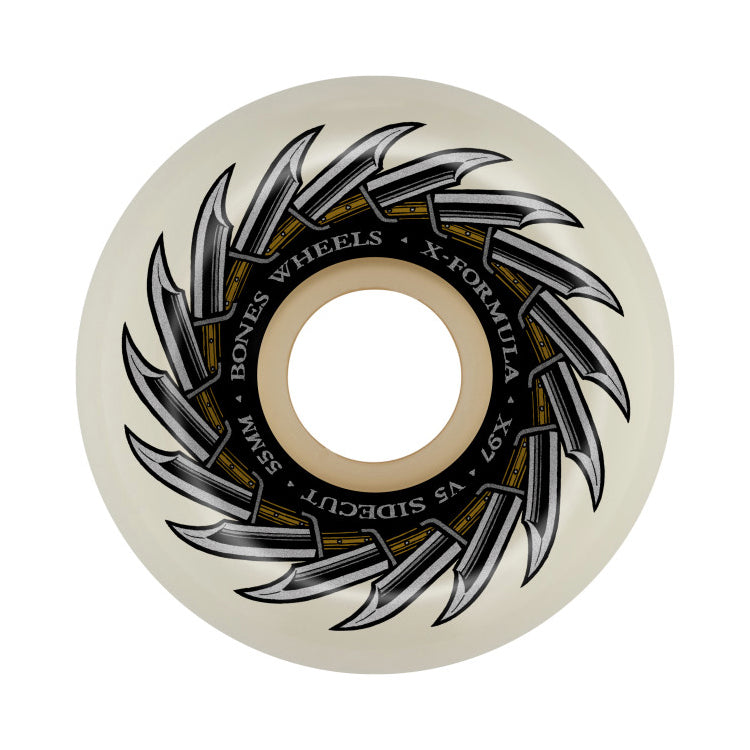 Bones Wheels X-Formula Knife Fight V5 Sidecut 97A Wheels - 55mm