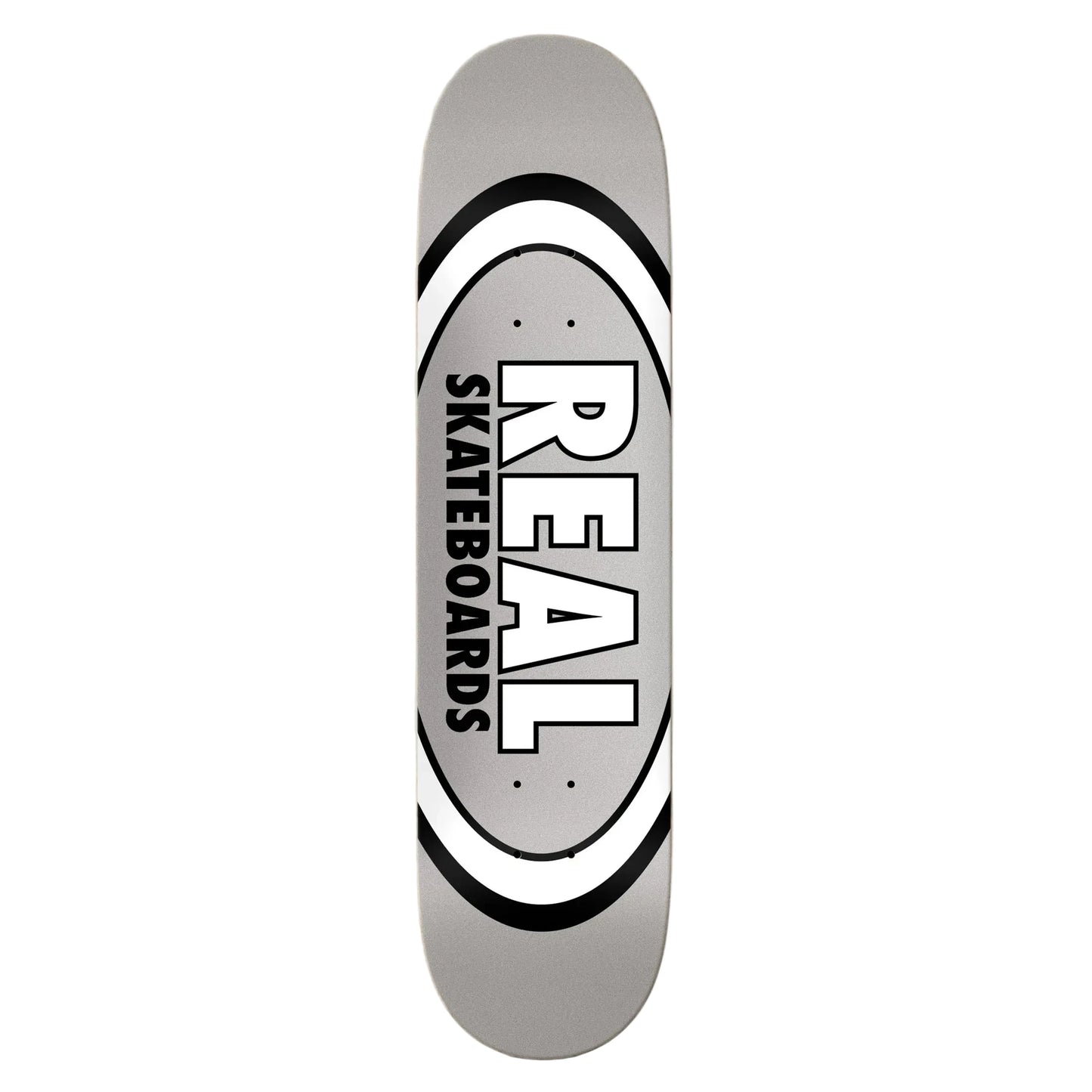 Real Team Classic Oval True Mid Grey Deck - 7.75"