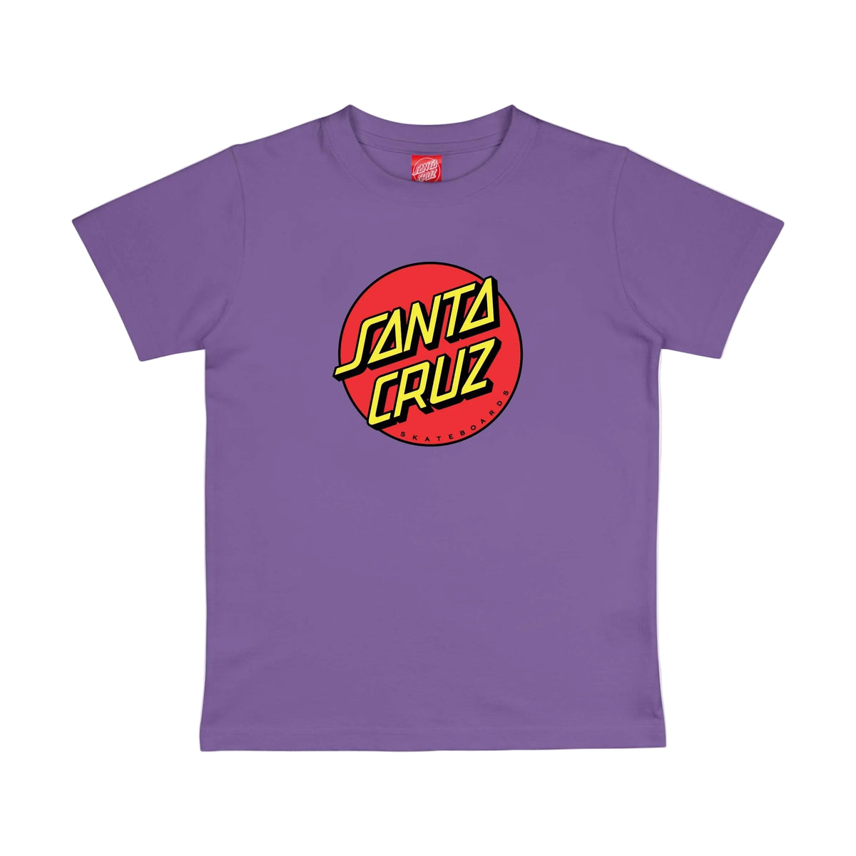 Santa Cruz Youth Classic Dot T-Shirt Fresh Purple