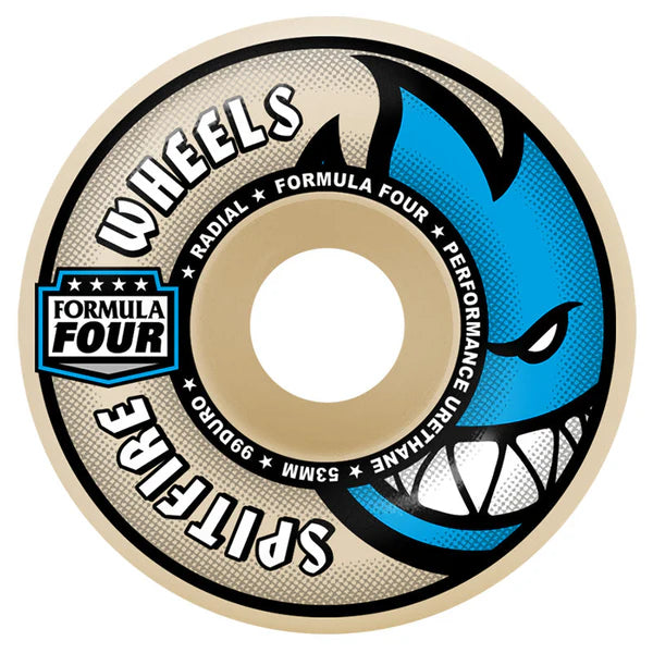 Spitfire F4 99Du Radial Wheels - 56mm