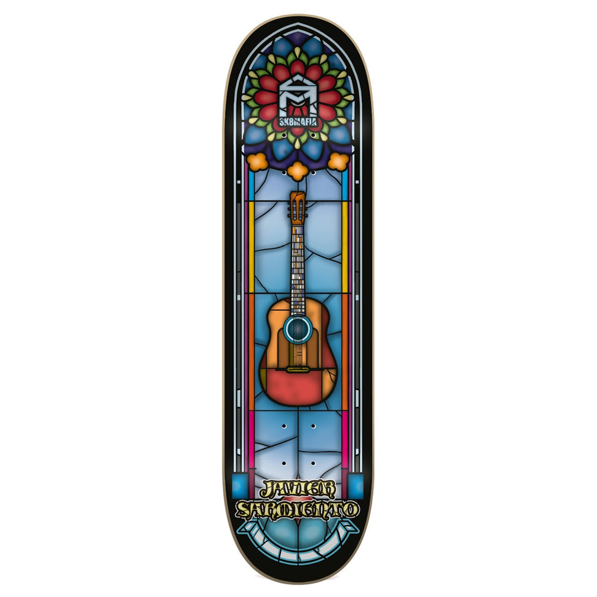 Sk8mafia Stained Glass Sarmiento Deck - 7.75"