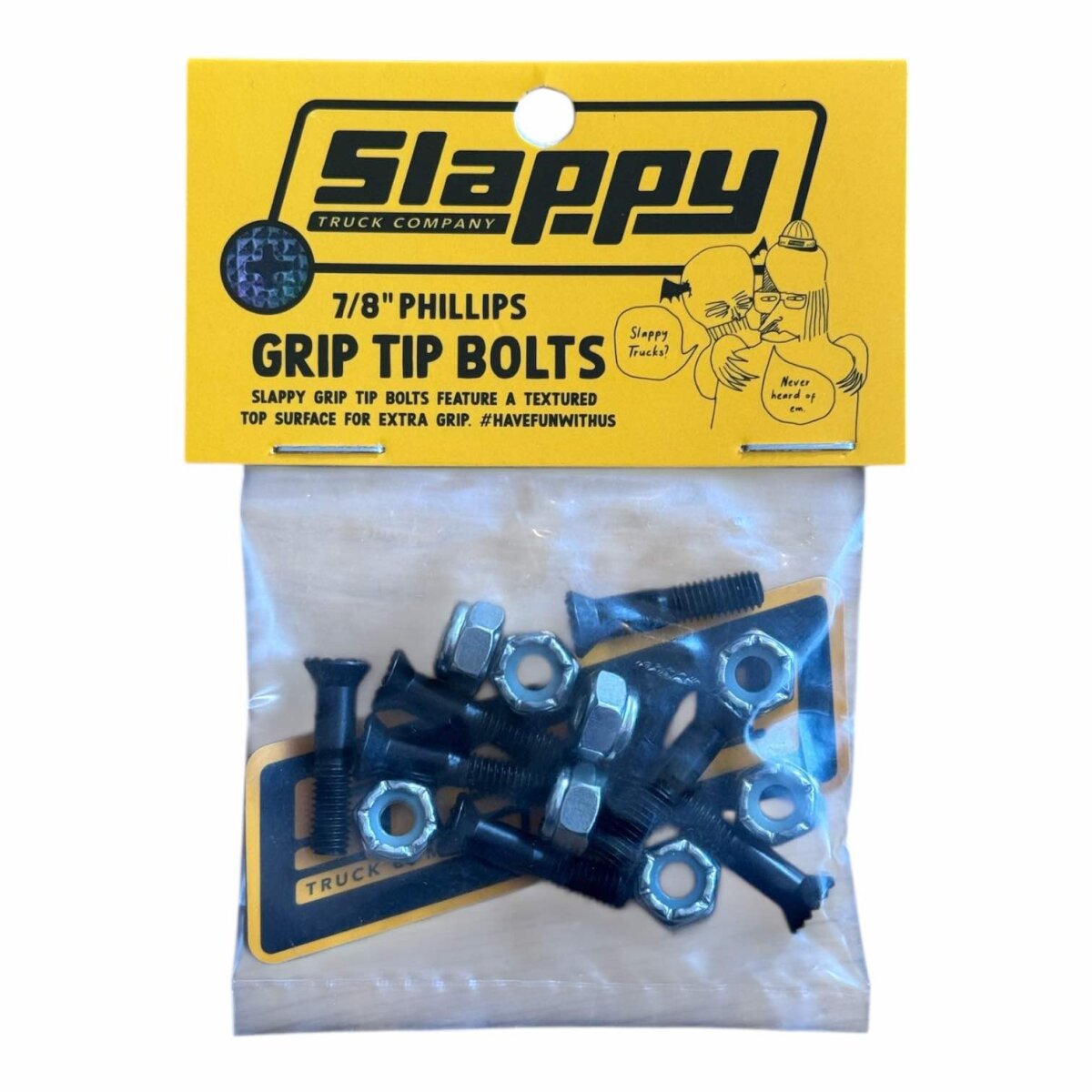 Slappy Phillips Bolts Black - 7/8"