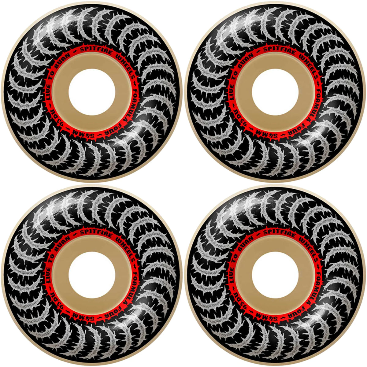 Spitfire Formula Four 93Du Deathmask II Classic Wheels - 54mm
