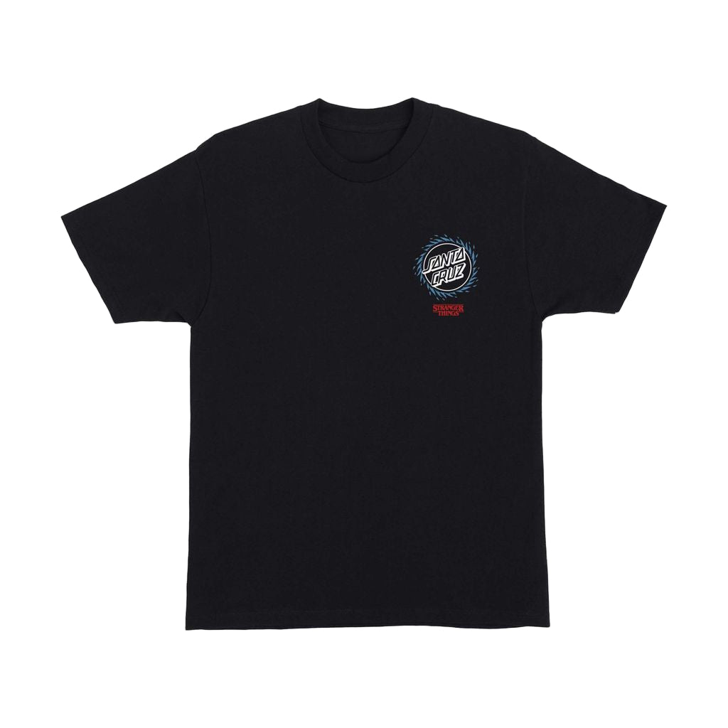 Santa Cruz Stranger Things Hell Fire Tee - Black