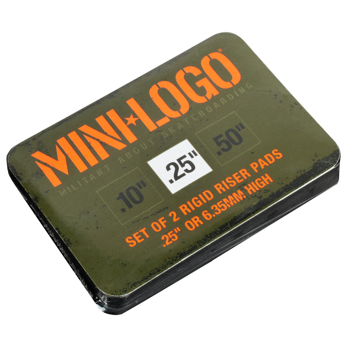 Mini logo .25" Riser pads