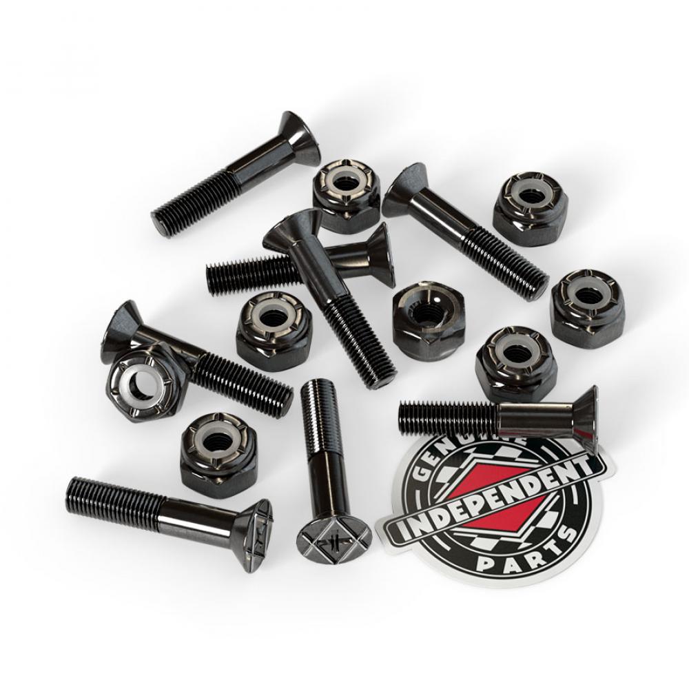 Indy Black Phillips Bolts - 1 1/2"