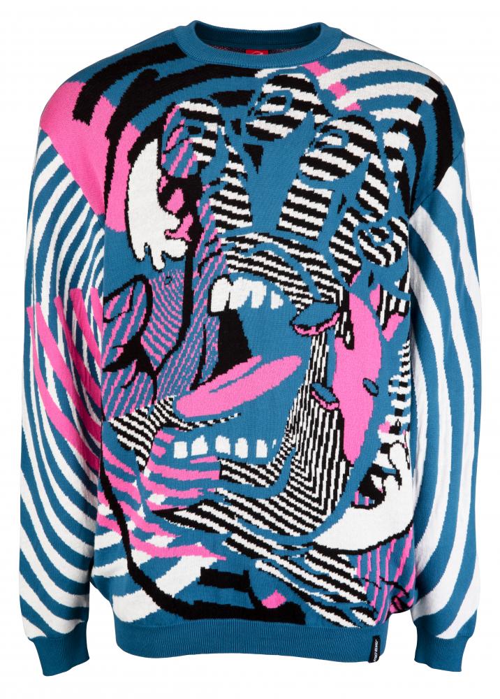 Santa Cruz Strange Hand Knitted Crew - Multi