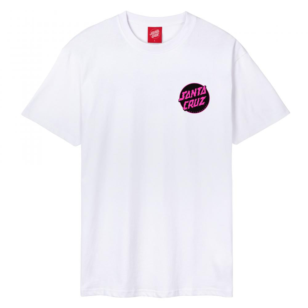 Santa Cruz Depth Dot T Shirt - White