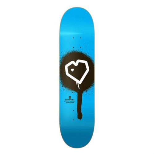 Blueprint Spray Heart Deck - 8”