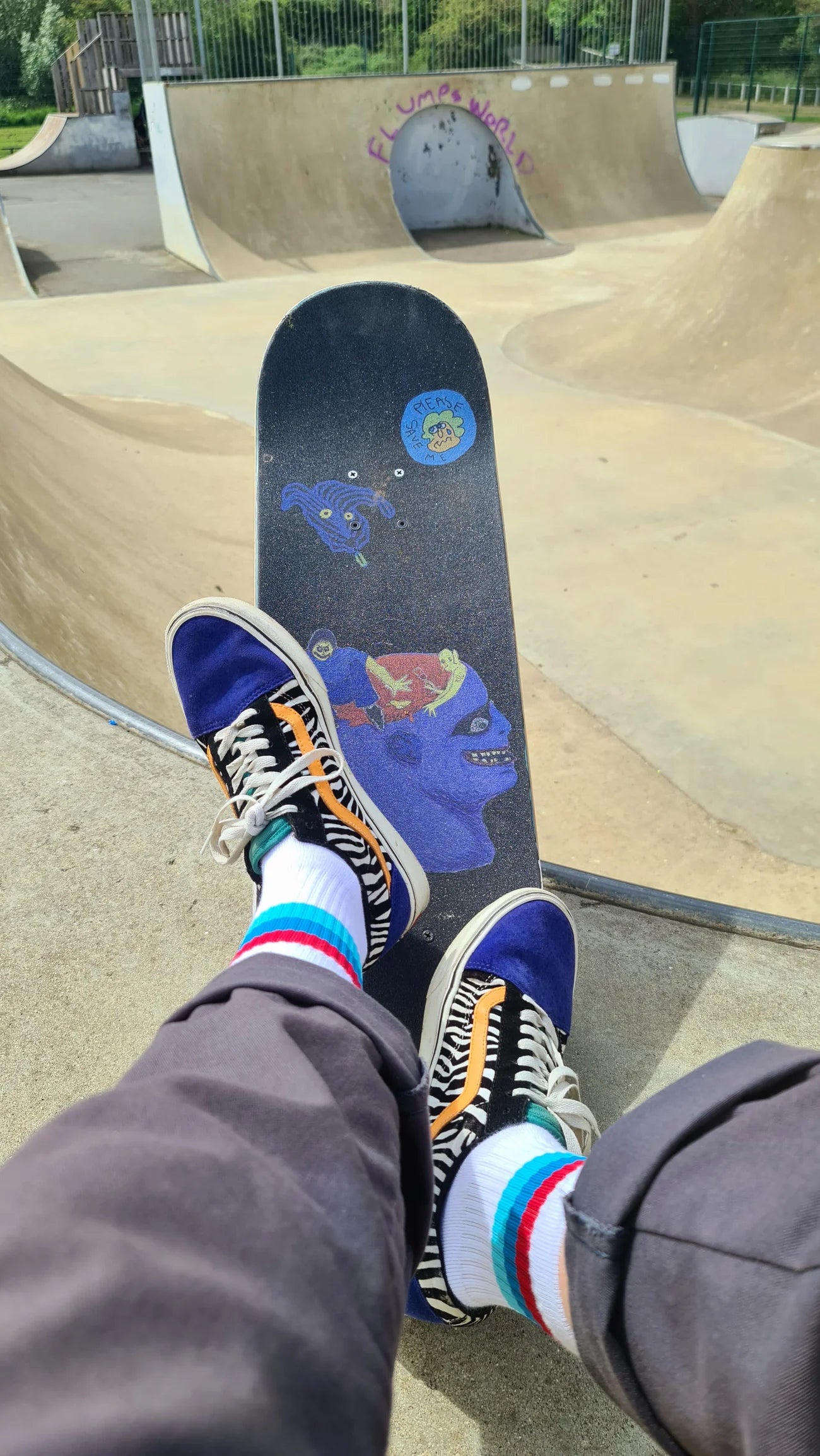 Meraki ‘Old Skool’ Socks - White