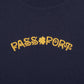 Pass~Port Sham Embroidery Tee - Navy