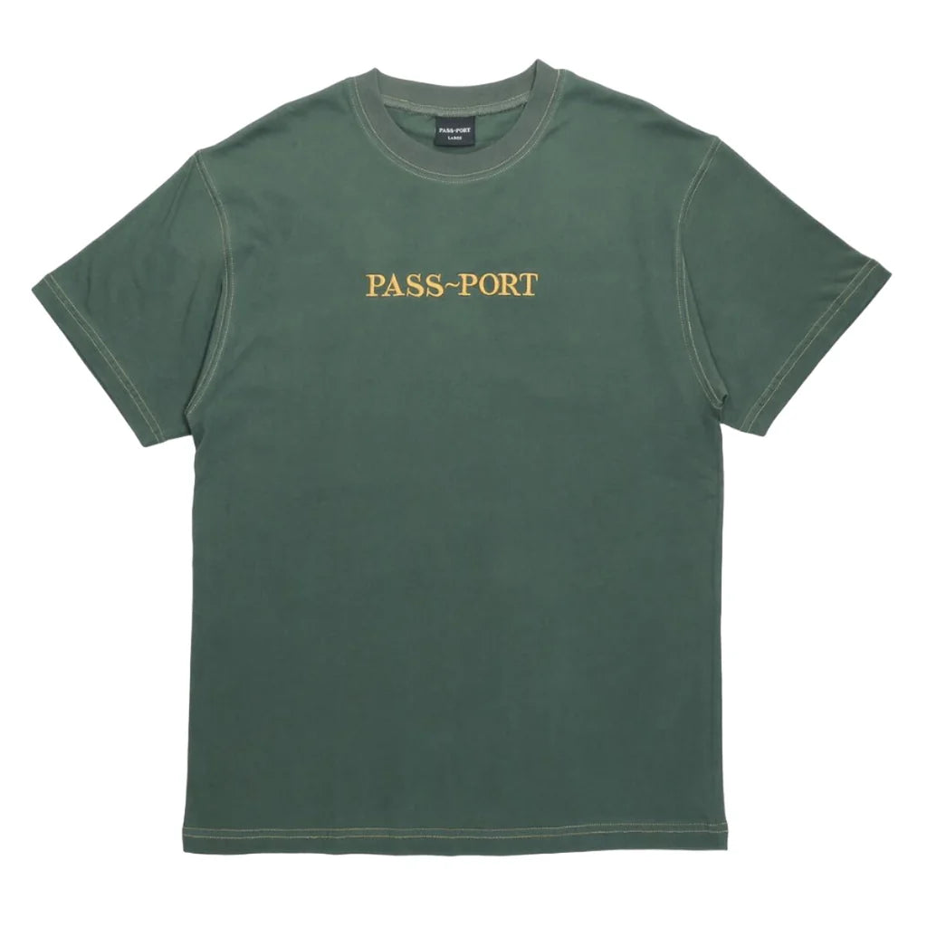 Pass~Port Official Organic T Shirt - Gumnut Green