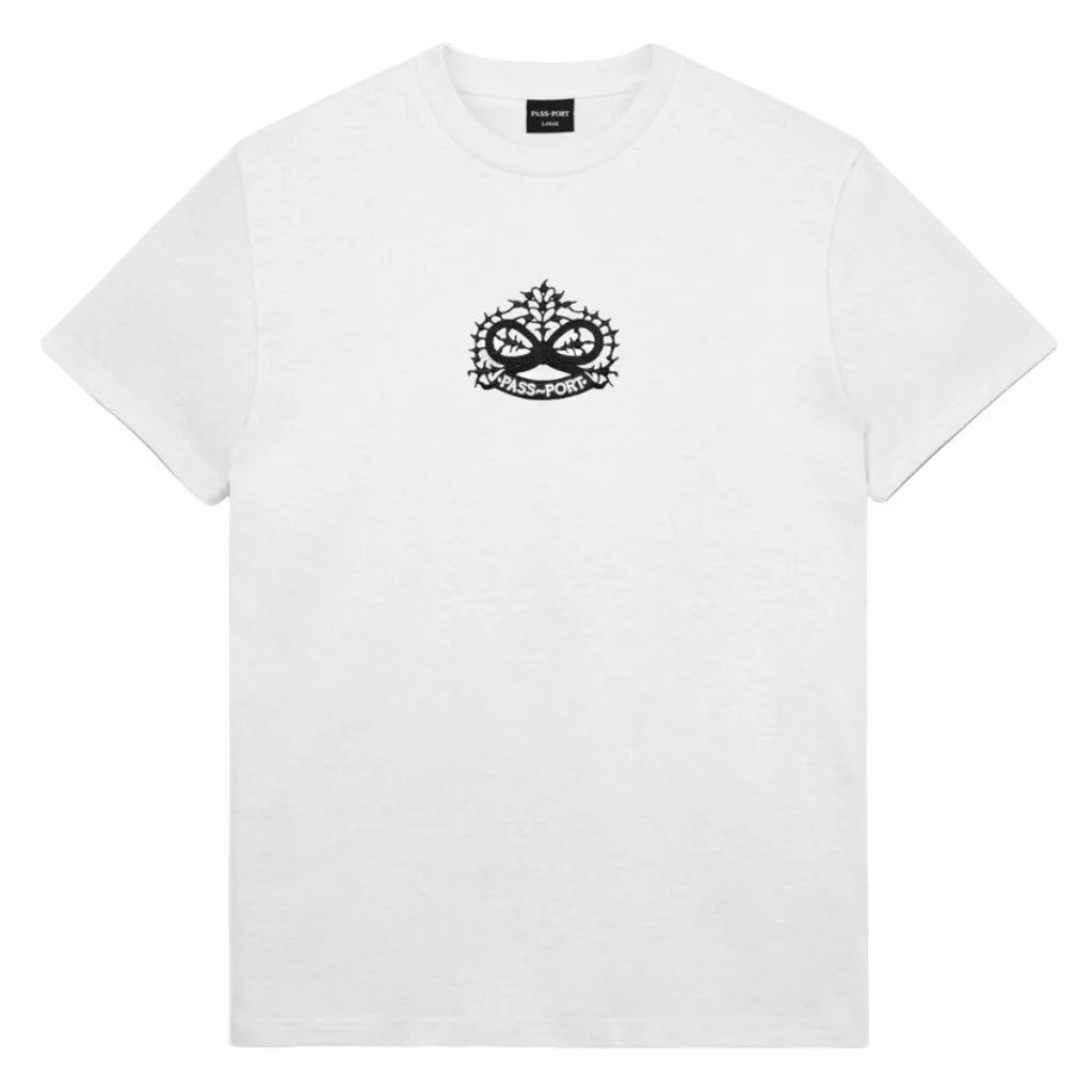 Pass~Port Sterling Embroidery Tee - White