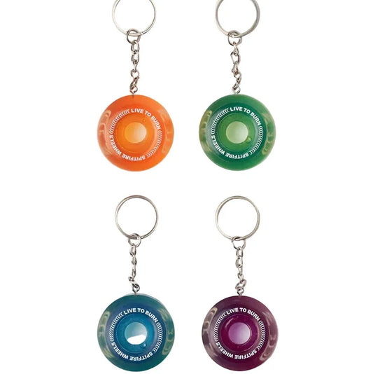 Spitfire Key Chain Sapphire Wheel