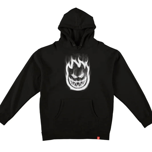 Spitfire Bighead Smoke Hoodie - Black