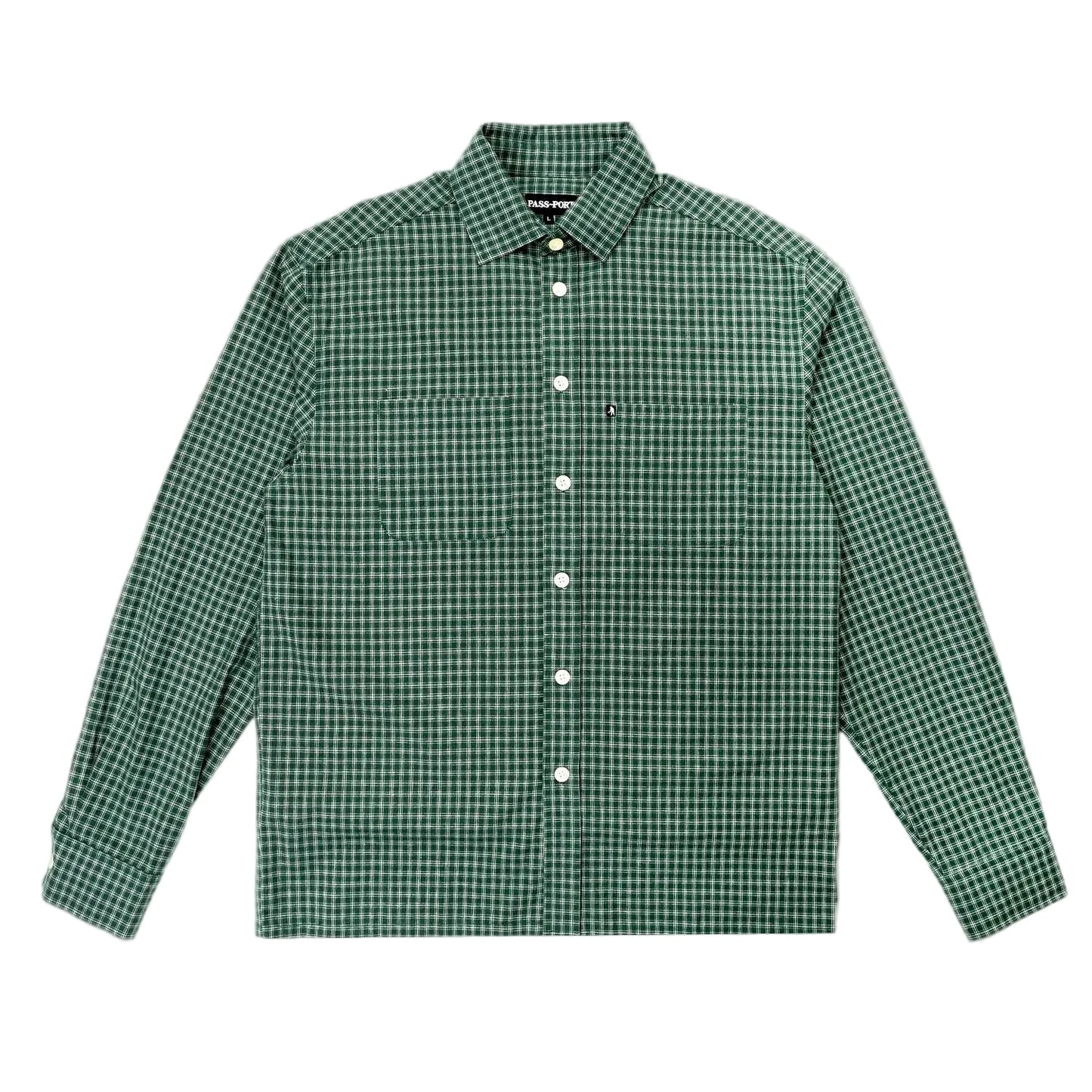 Pass~Port Line Wire Shirt Longsleeve - Green