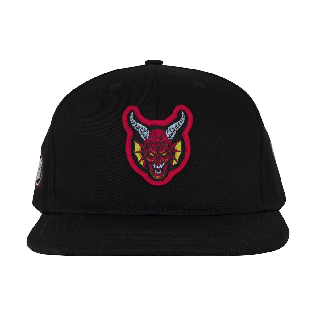 Santa Cruz Snapback Stranger Things Hellfire Club Cap - Black