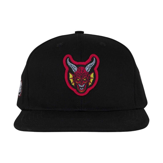 Santa Cruz Snapback Stranger Things Hellfire Club Cap - Black