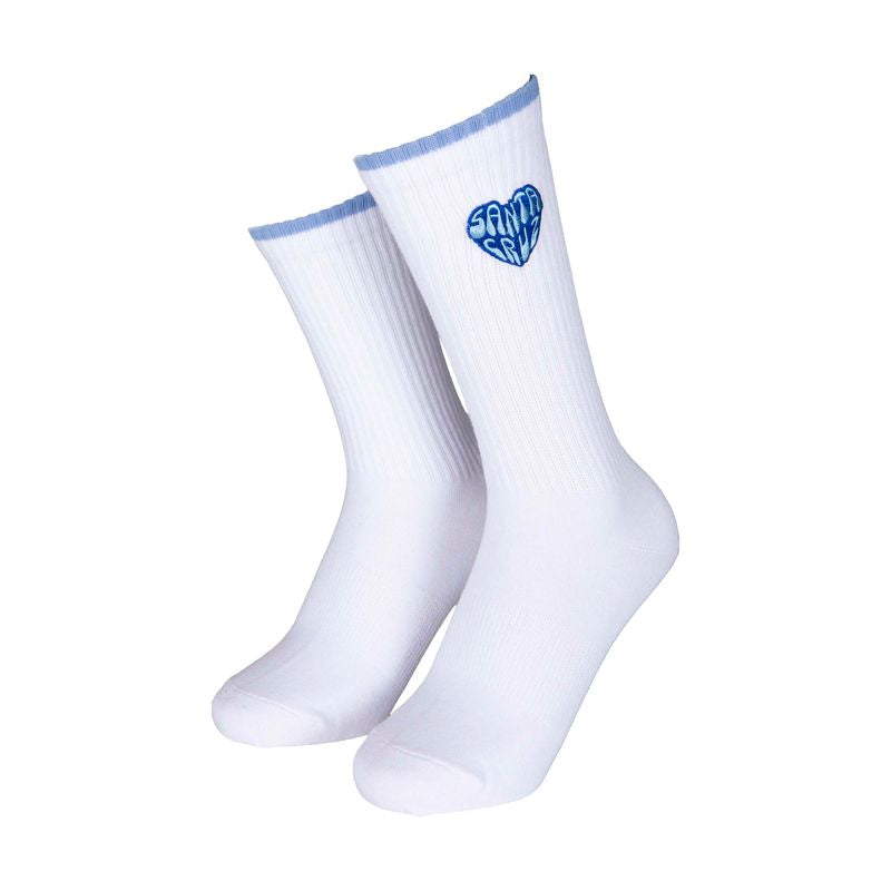 Santa Cruz Womens Strange Heart Mini Socks 2 Pack,L