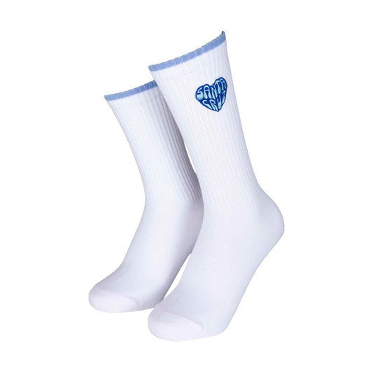 Santa Cruz Womens Strange Heart Mini Socks 2 Pack,L