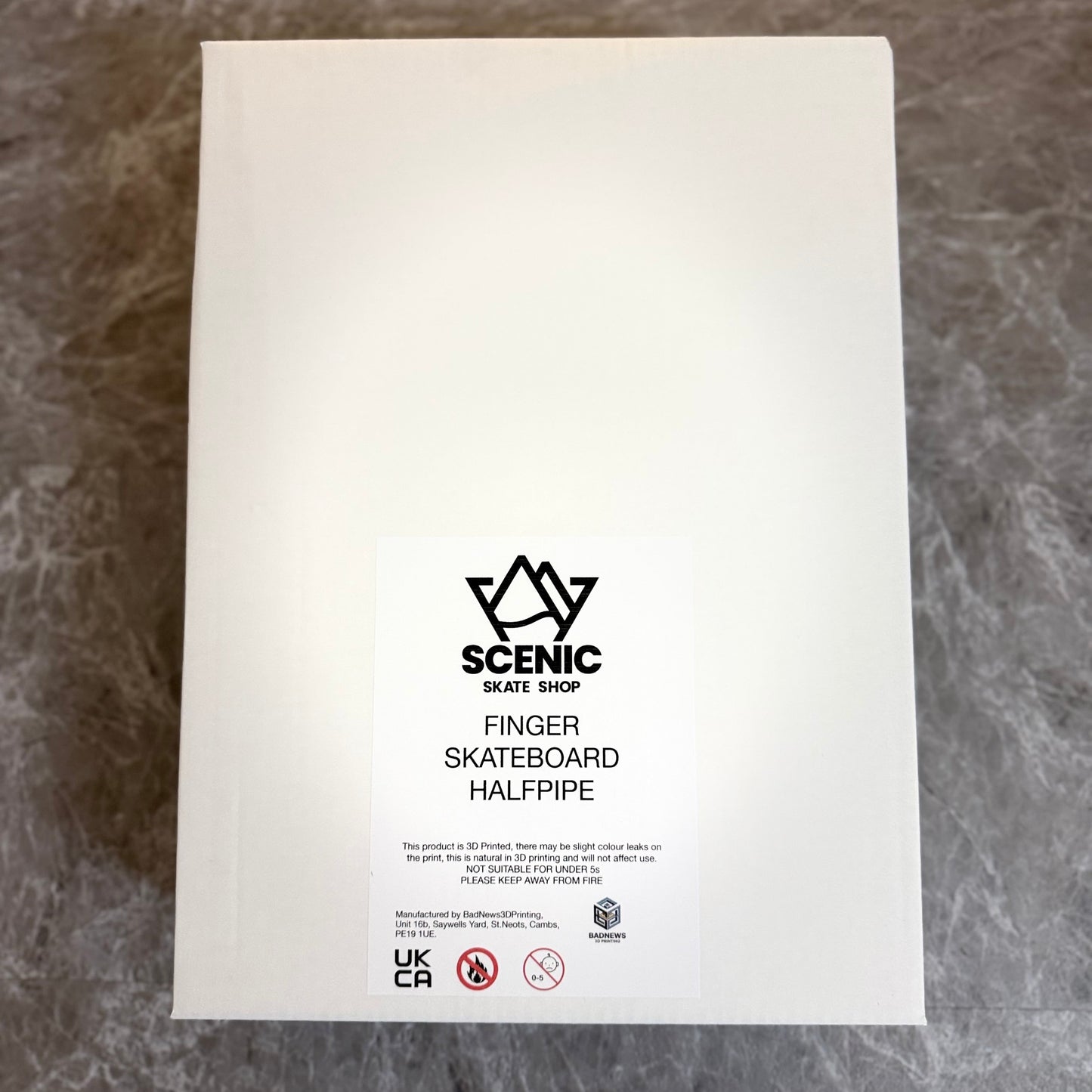 Scenic Fingerboard Halfpipe Ramp Set