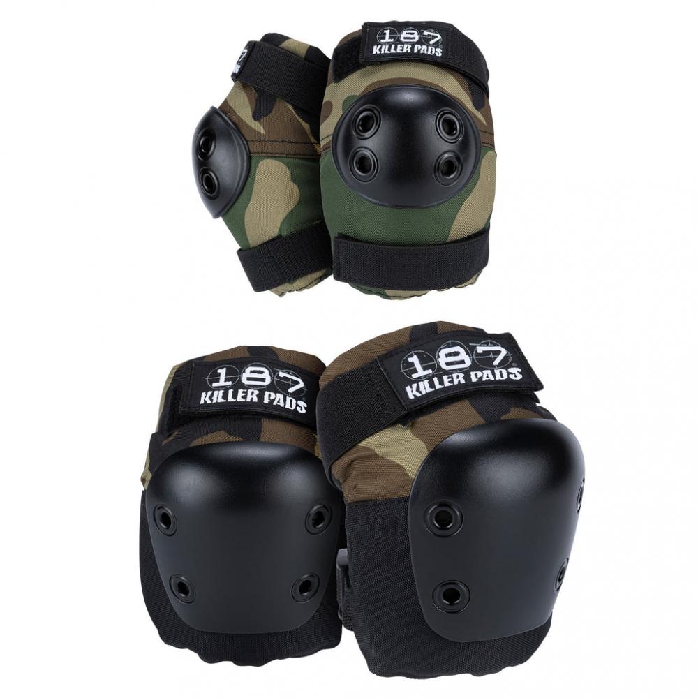 187 Killer Pads Combo Pad Set Knee & Elbow - Camo