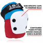 187 Killer Pads Combo Pack Knee & Elbow - Red/White/Blue