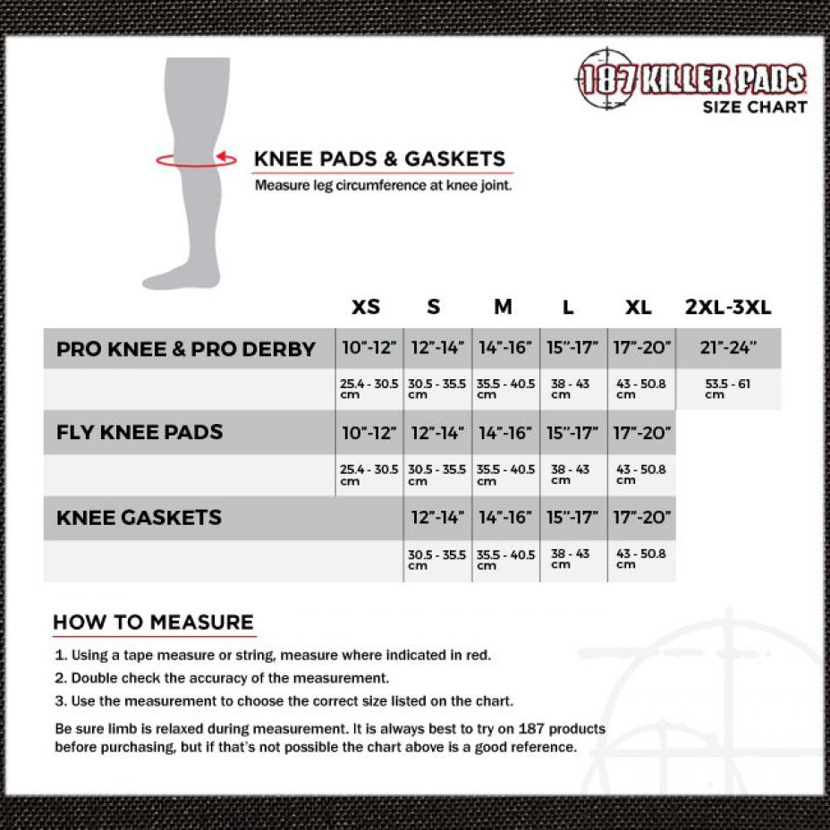 187 Killer Fly Knee Pads - Black