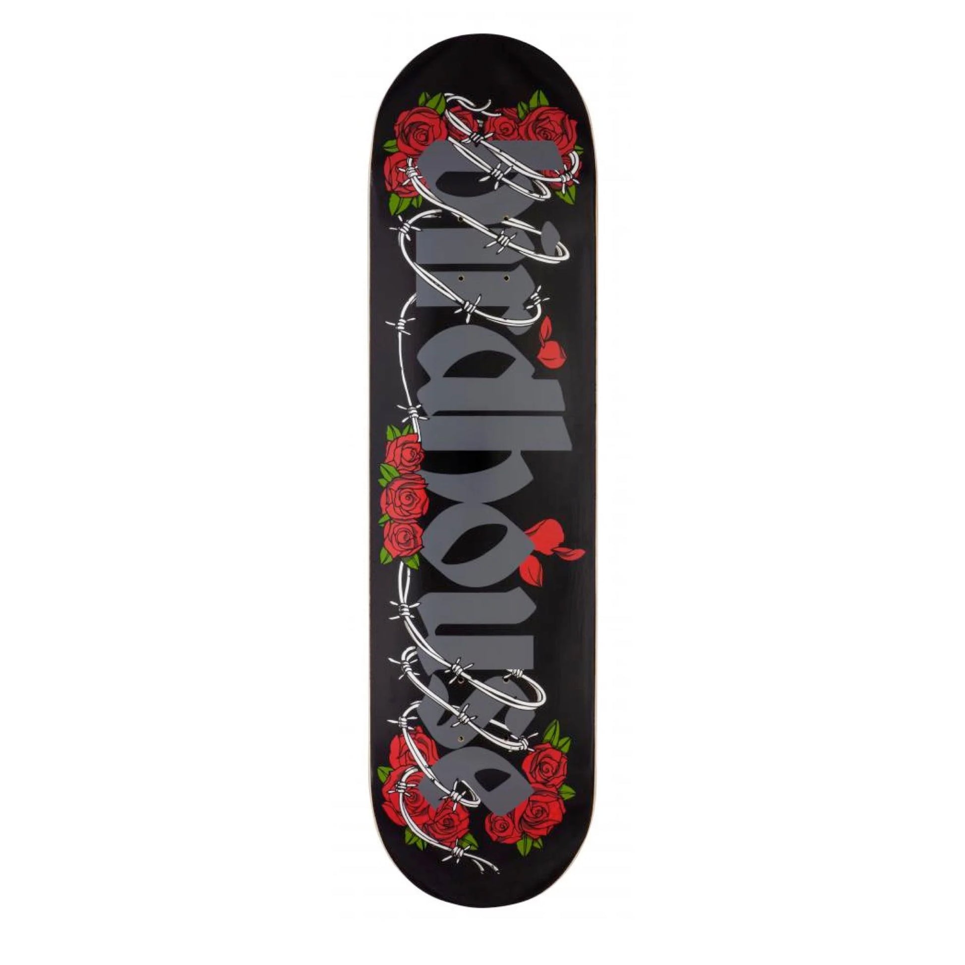 Birdhouse Logo Rose Logo Deck Black - 8.25