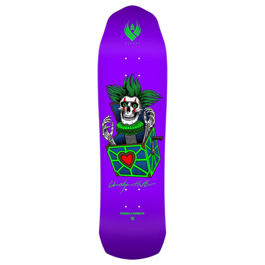 Powell Peralta Flight Chris Hiett Skull Mini Deck - 8.5"