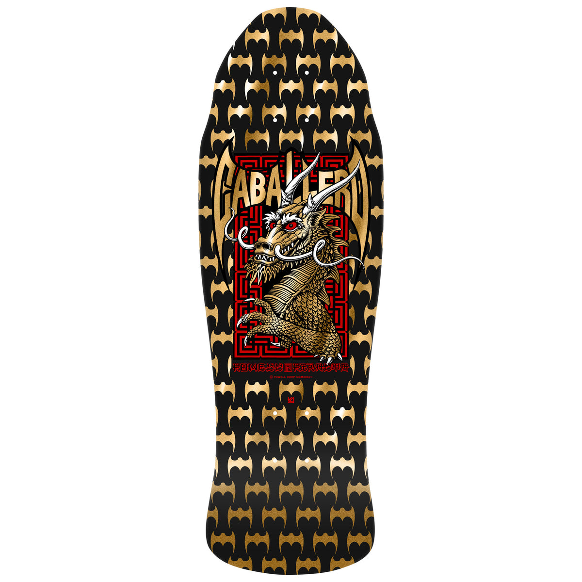 Powell Peralta Steve Caballero Street 23 Gold Foil Deck - 9.625”