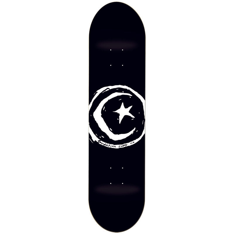 Foundation Star & Moon Black - 8.0”