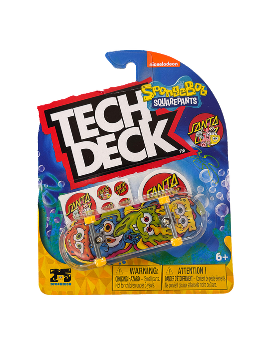 Tech Deck - Santa Cruz SpongeBob Colours